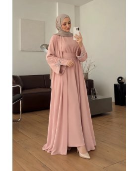 TAGHREED ABAYA PINK