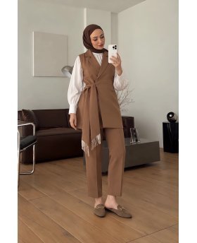 REVIN SUIT CAMEL