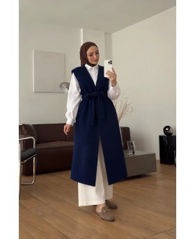 RUYA VEST DARK BLUE