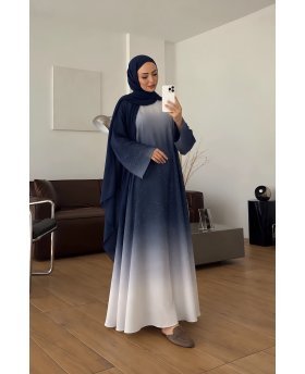 AMAL ABAYA DARK BLUE