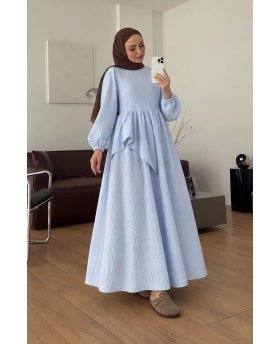 ARWA DRESS BLUE