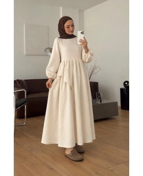 ARWA DRESS NUDE