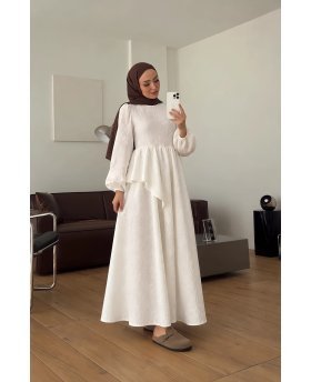 ARWA DRESS WHITE