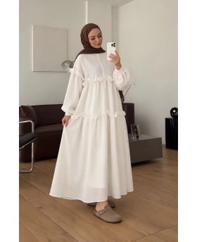 AREEJ DRESS WHITE