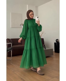 WARDA DRESS GREEN