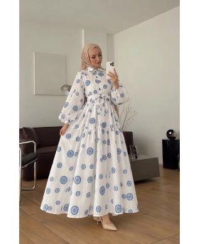 MELISSA DRESS BLUE