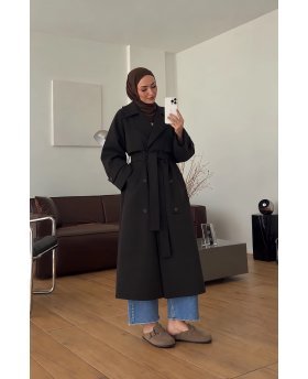 HANEEN TRENCH BLACK