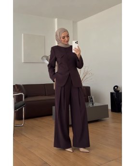 RAZAN SET BURGUNDY
