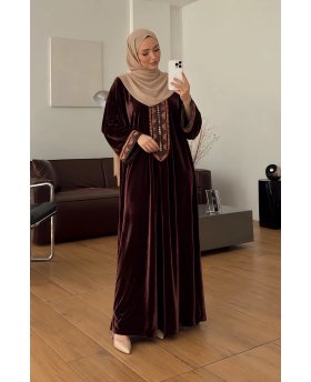 IMAN CAFTAN BROWN