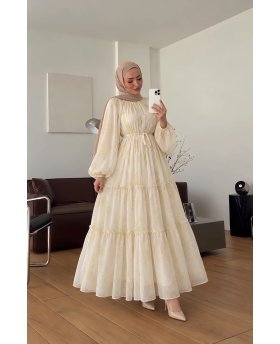 MANAR DRESS GREEN