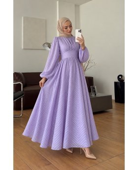 RAWDA DRESS LILAC