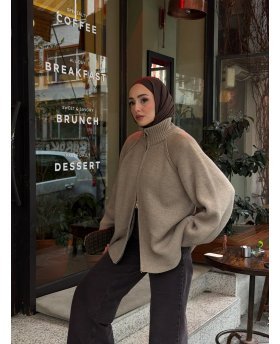 AMANI SWEATER TAUPE